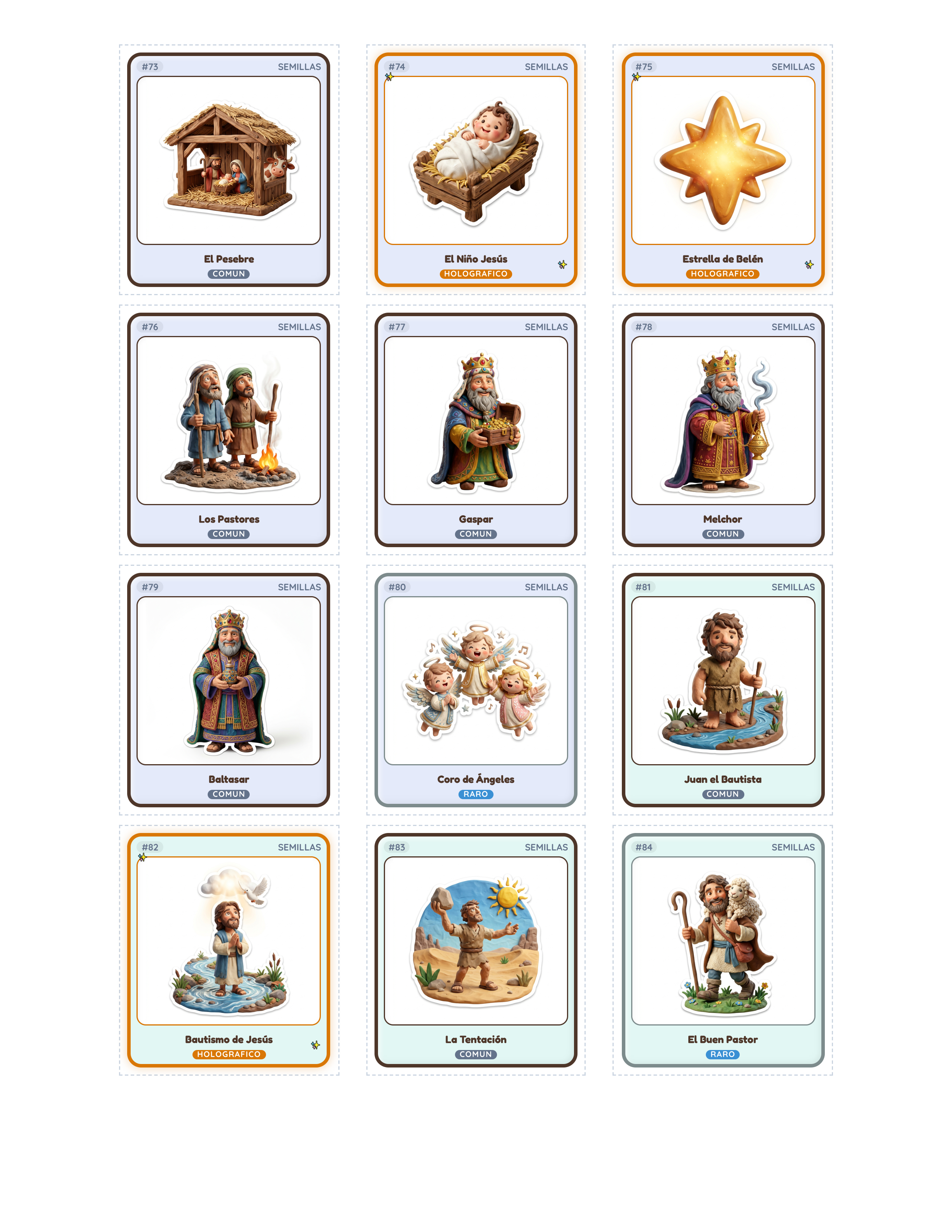 Album de figuritas bíblicas