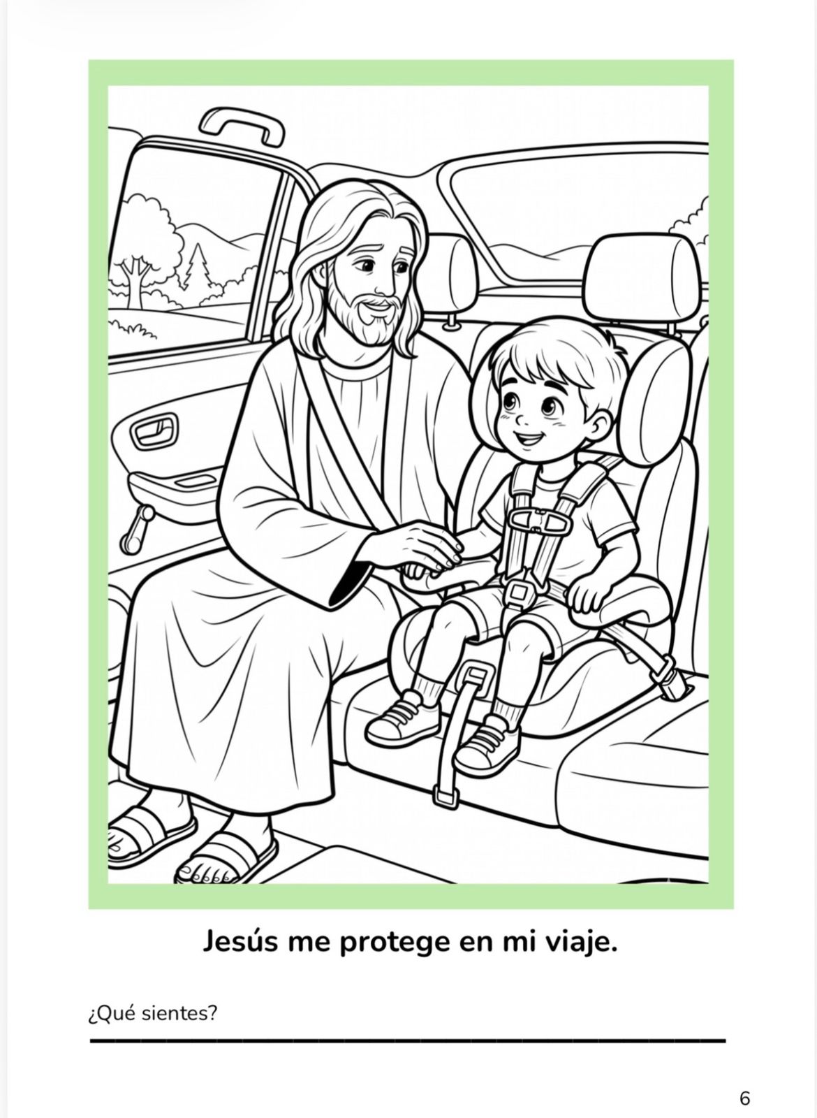 Libro para colorear "Jesús y yo" (Niño)(PDF Descargable)